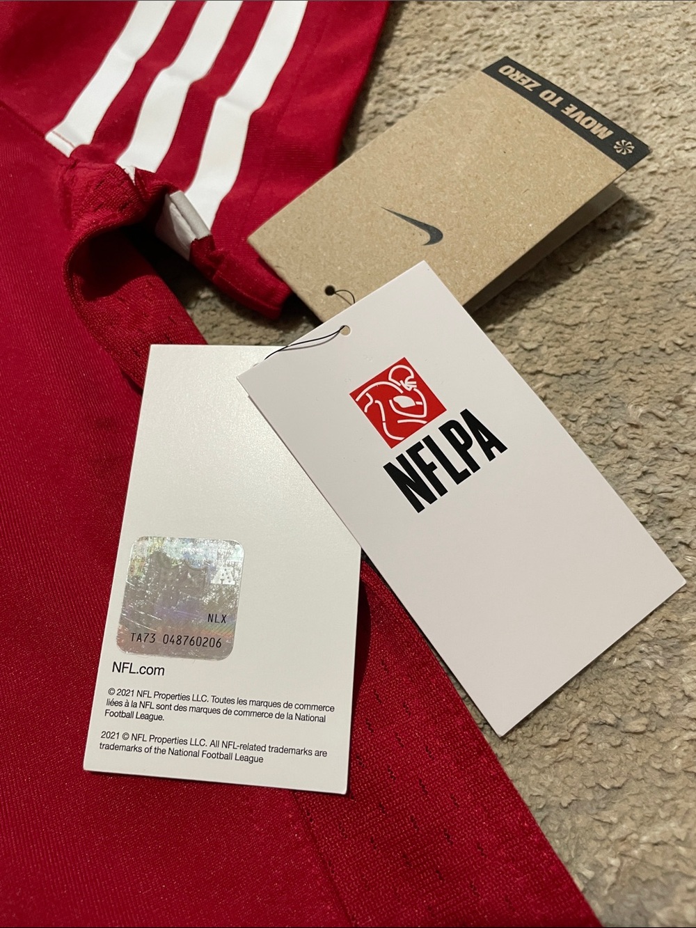 WOW! NWTs Authentic Nike Women’s San Francisco 49ers #23 Red Football Jersey - Picture 5 of 12